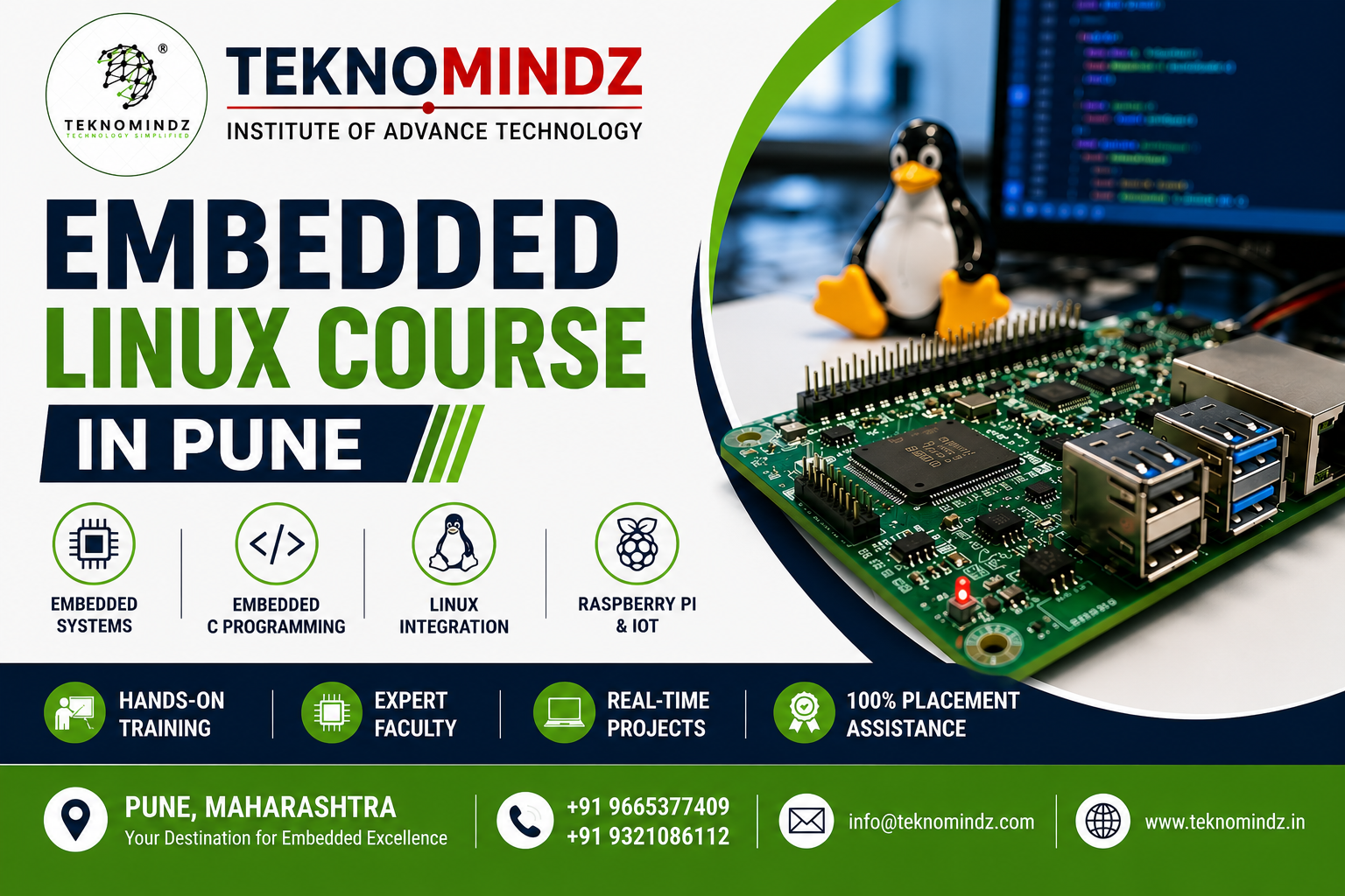 Embedded Linux Classes in Pune | IoT & Raspberry Pi Training