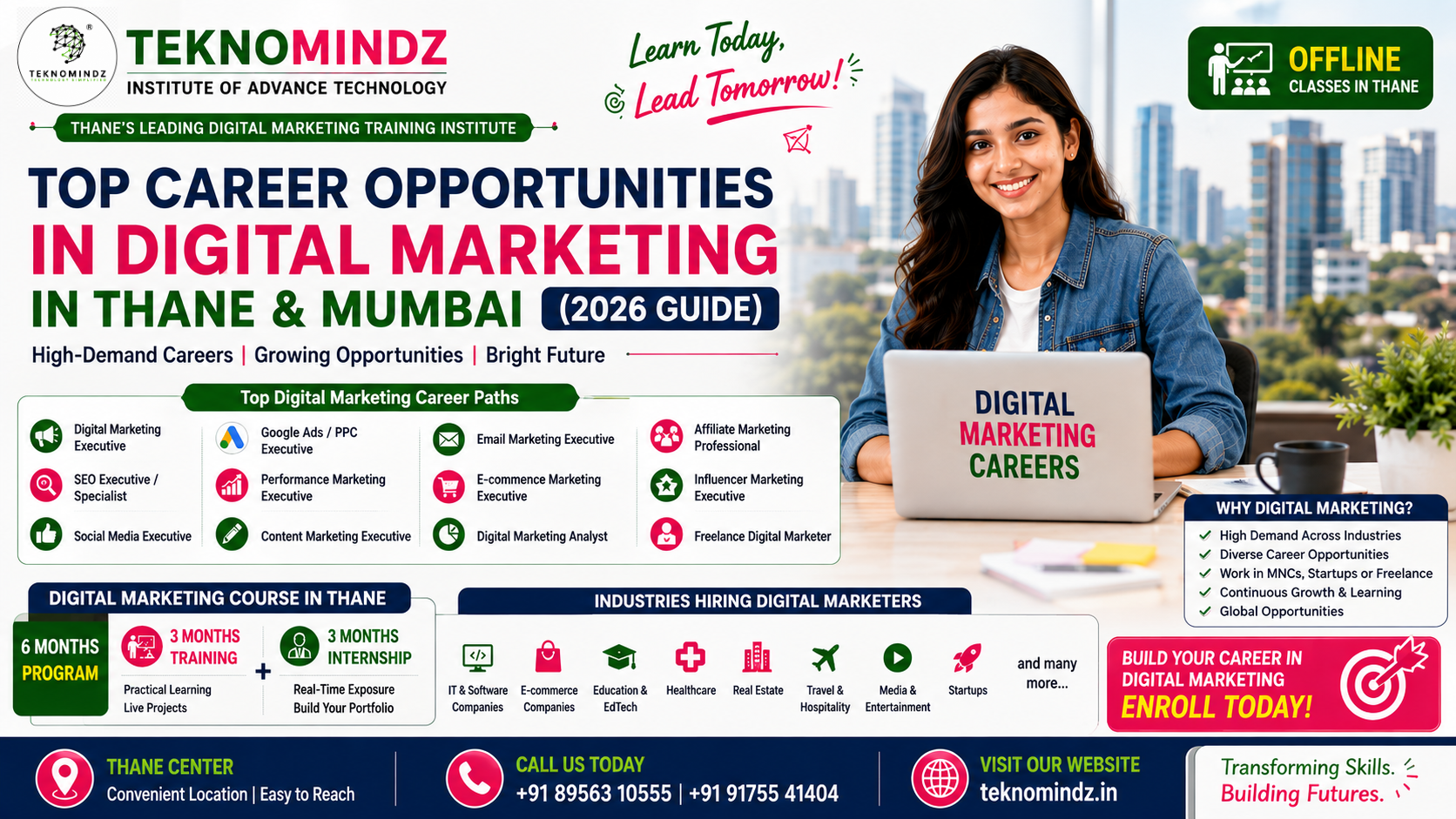 What are the career opportunities after a Digital Marketing Course in Thane?