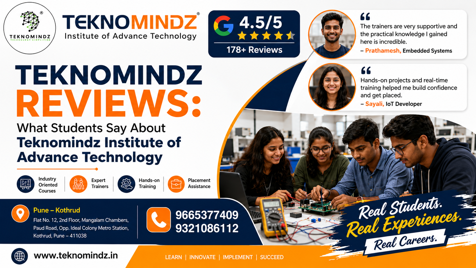 Teknomindz Reviews: Student Reviews & Training Experience in Pune