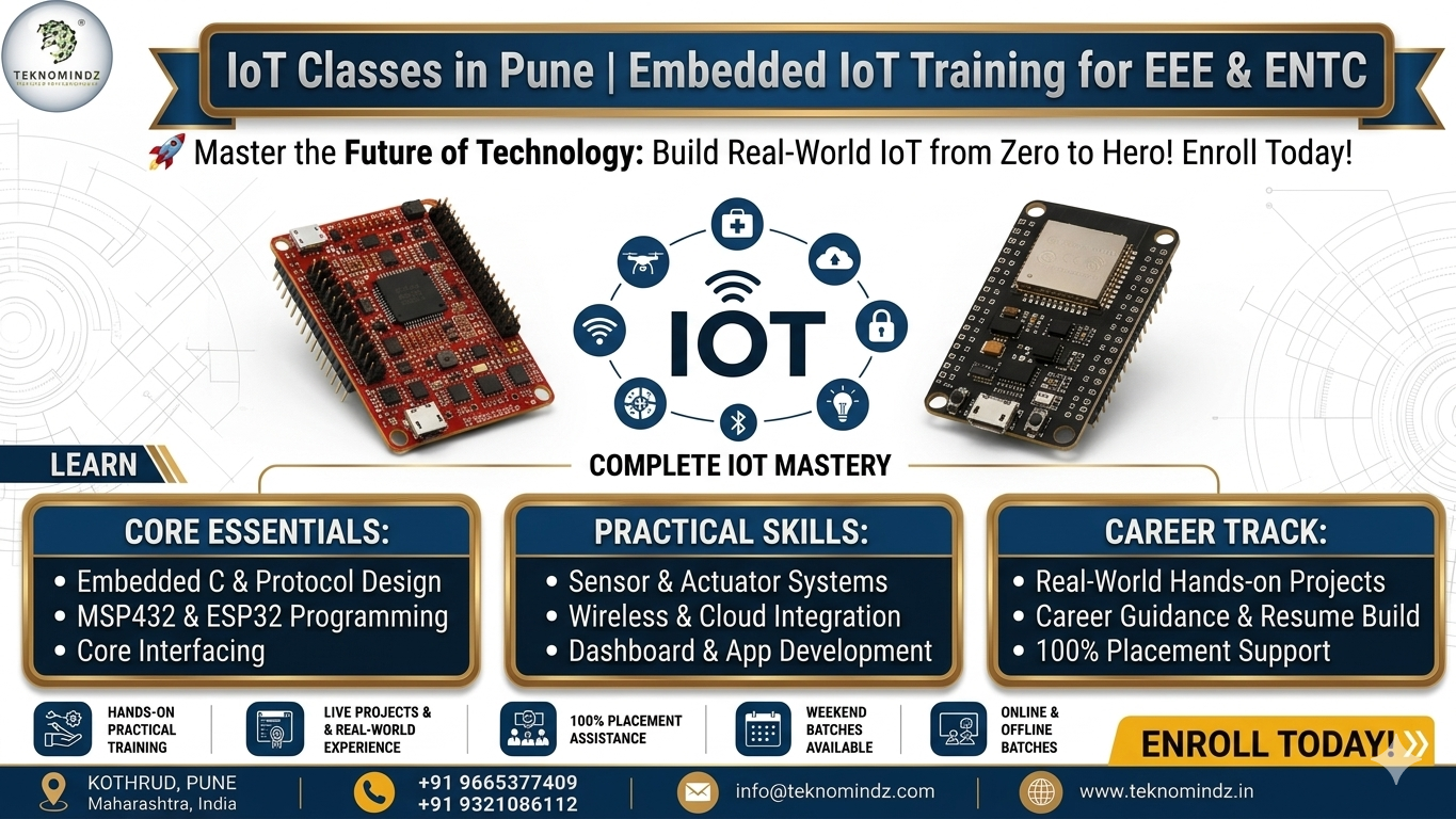 IoT Classes in Pune | Embedded IoT Training for EEE & ENTC