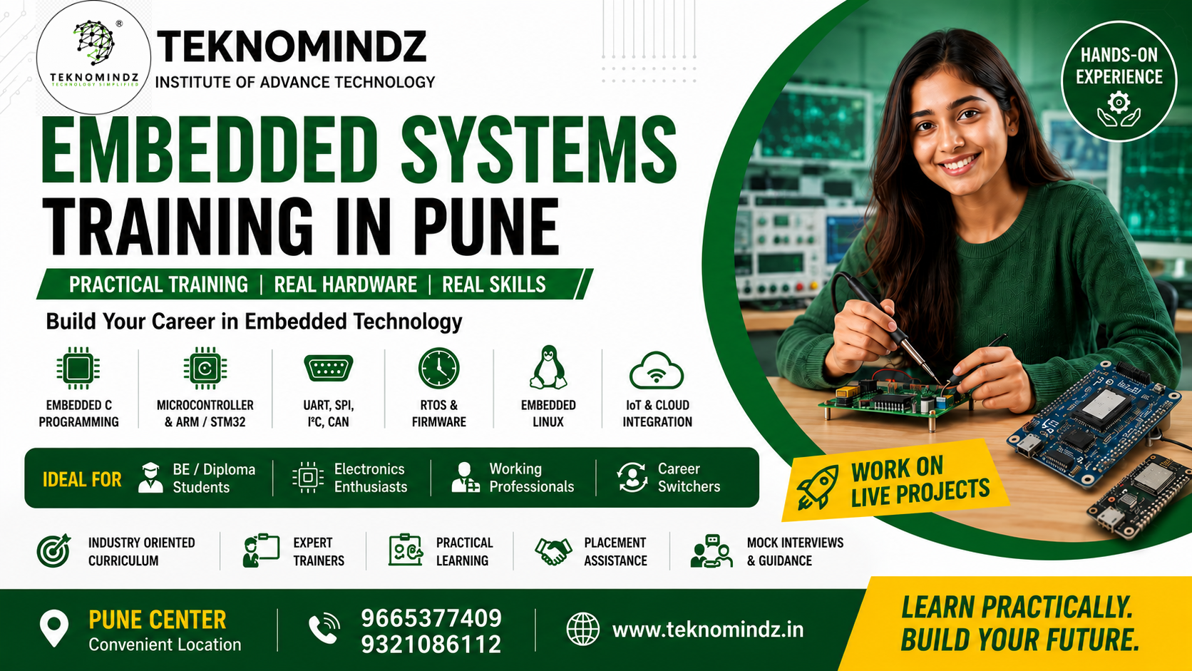 Embedded Systems Training in Pune | Practical Learning & Projects