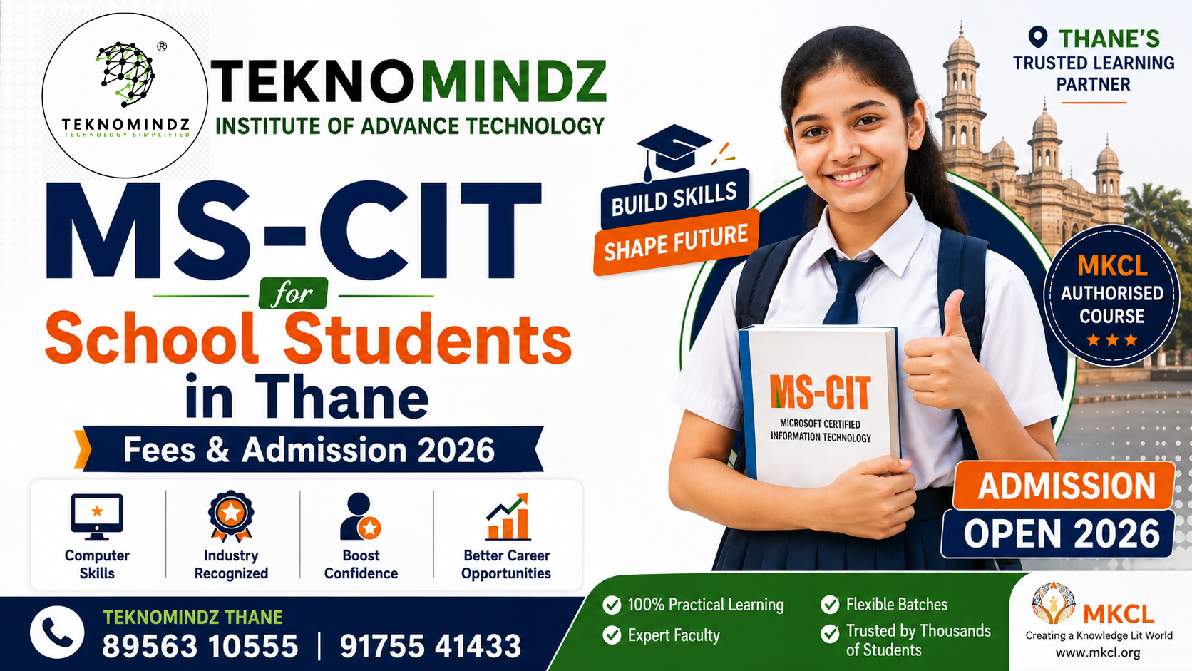 MS-CIT for School Students in Thane: Fees & Admission 2026